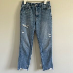 Vervet Lightly Distressed Denim Jean